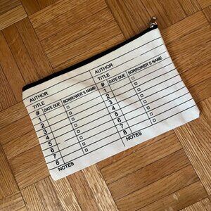Librarian Libraries Due Date Check Out Library Zip Pouch
